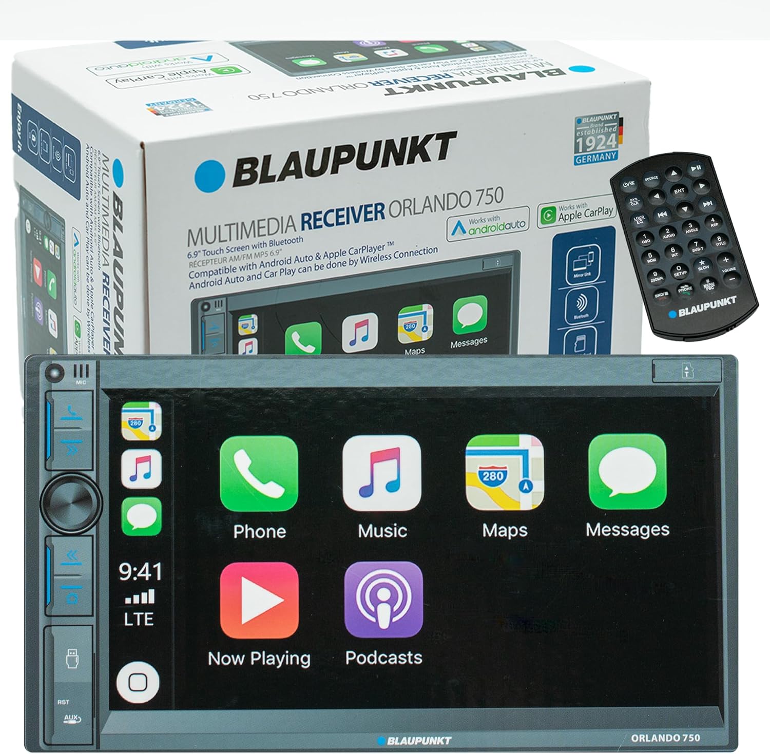 Radio 6.9" Blaupunkt ORLANDO750 Wireless Apple CarPlay