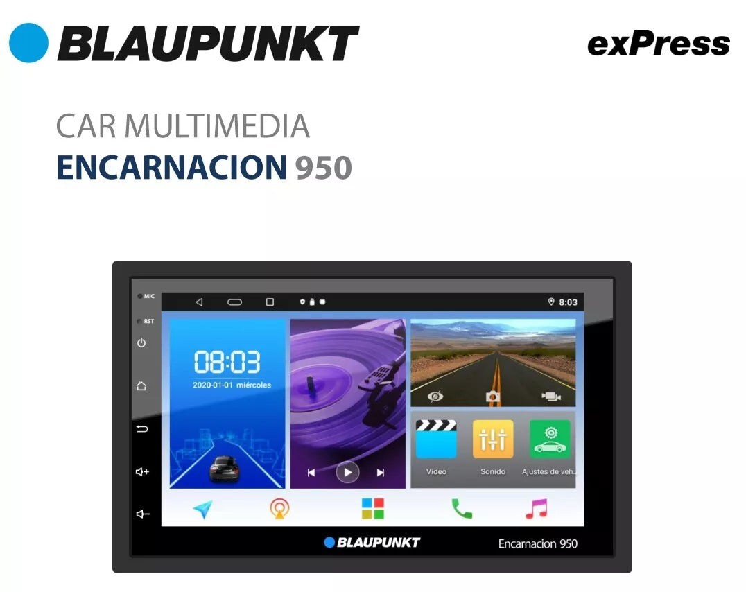 Radio 7" Blaupunkt Android 9 ENCARNACION950